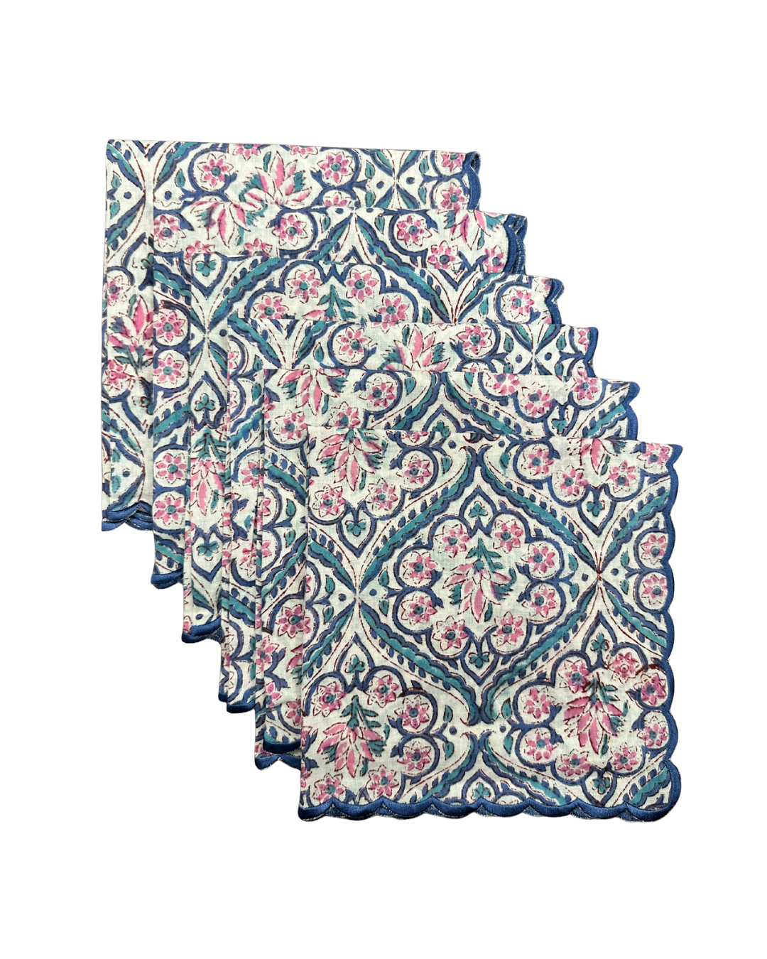 Blue Heritage Floral Napkins