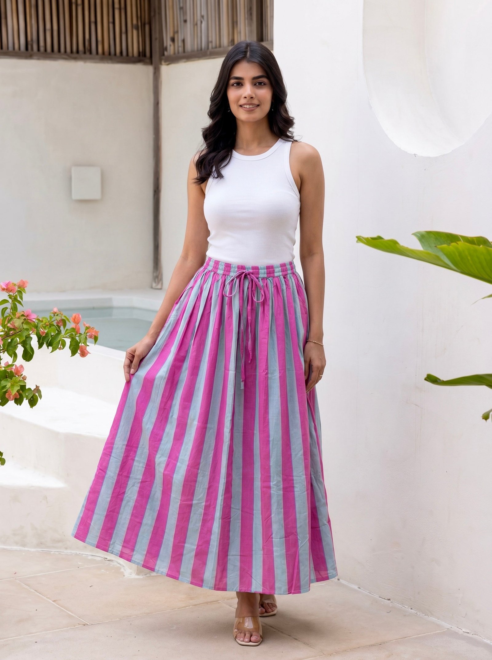 Candy Stripe Skirt