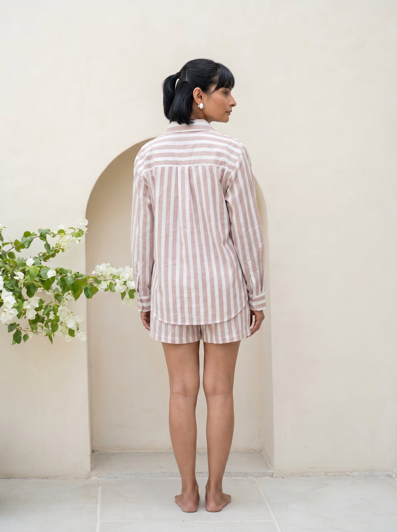 Blush Pink Stripe Co-Ord Set