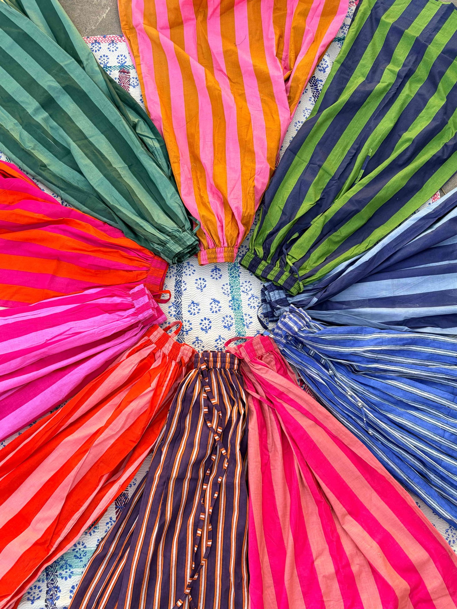 Boho Candy Stripe Skirts